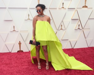 H.E.R. attends the 94th Annual Academy Awards at Hollywood and Highland on March 27, 2022 in Hollywood, California.