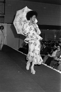 Betsey Johnson for Alley Cat Spring 1973 Ready to Wear Collection Runway at the Fashion Institute of Technology Gym (Photo by Fairchild Archive/WWD/Penske Media via Getty Images)