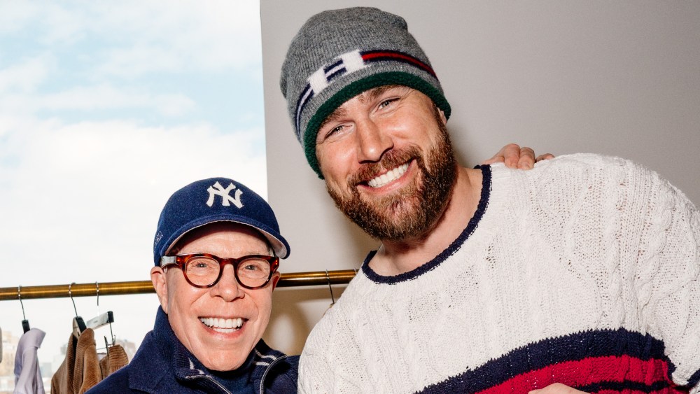 Tommy Hilfiger and Travis Kelce