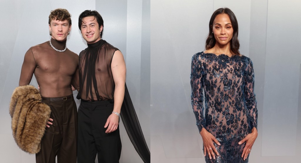 Sheer Dressing Takes Center Stage at Vanity Fair’s 2026 Oscar Party: Hudson Williams, Connor Storrie, Zoe Saldaña and More