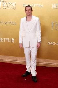 Jack O'Connell at The 32nd Annual Actor Awards Presented by SAG-AFTRA held at the Shrine Auditorium and Expo Hall on March 01, 2026 in Los Angeles, California.