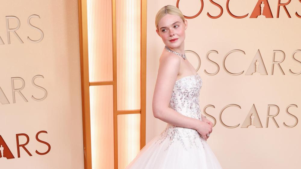 Elle Fanning at the 98th Annual Oscars held at Dolby Theatre on March 15, 2026 in Hollywood, California.