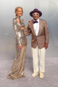 Tonya Lewis Lee and Spike Lee at the 2026 Vanity Fair Oscar Party held at the Los Angeles County Museum of Art on March 15, 2026 in Los Angeles, California.