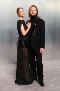 Claudia Sulewski and Finneas at the 2026 Vanity Fair Oscar Party held at the Los Angeles County Museum of Art on March 15, 2026 in Los Angeles, California.