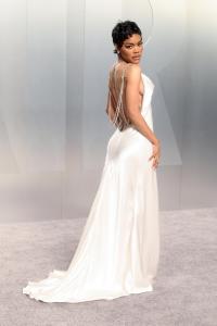 Teyana Taylor at the 2026 Vanity Fair Oscar Party held at the Los Angeles County Museum of Art on March 15, 2026 in Los Angeles, California.
