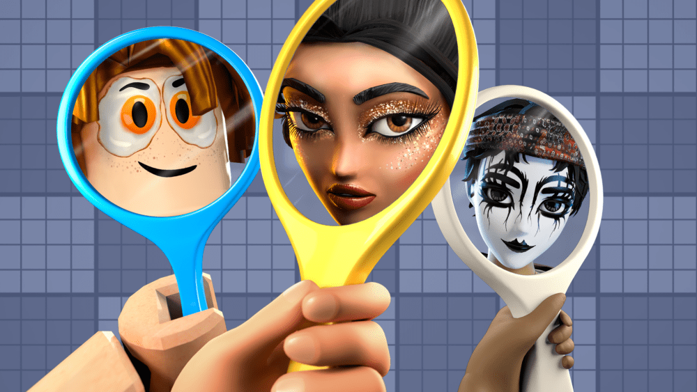 Roblox Avatar makeup.