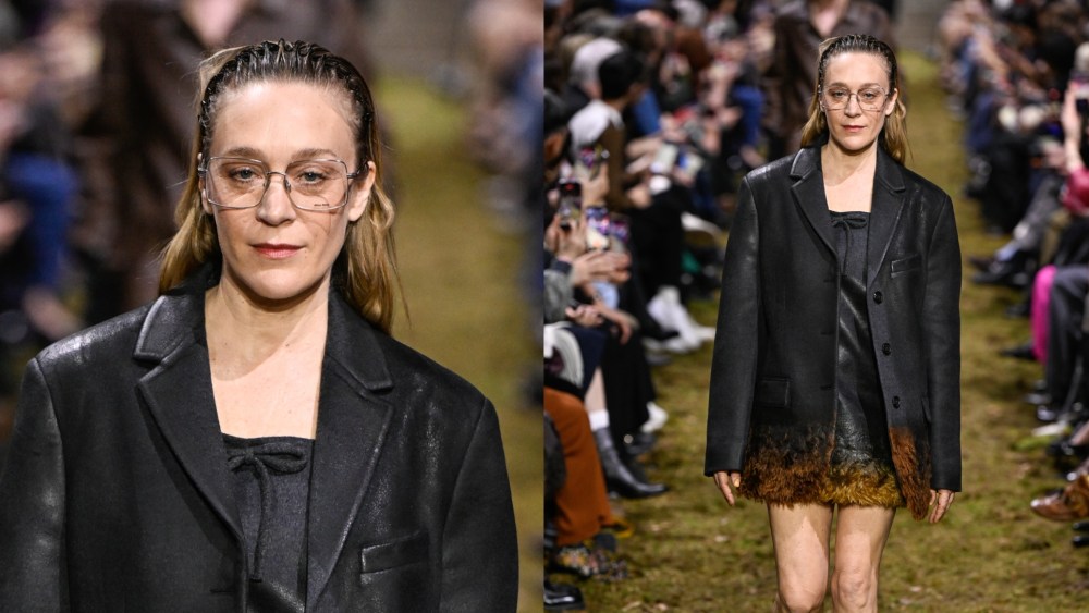 Chloë Sevigny hits the runway during Paris Fashion Week 2026.