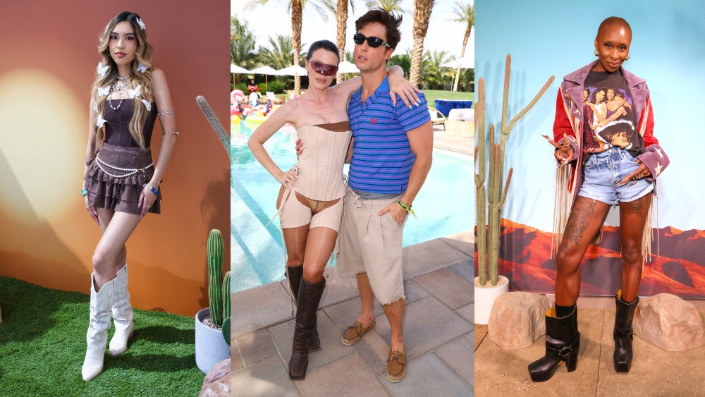 Coachella Shoe Trends: Katrina Buno, Julia Fox and Benito Skinner, and Cynthia Erivo