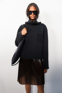 Backstage at Courrèges Fall 2026 Ready-to-Wear Collection at Paris Fashion Week