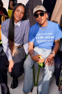 Helen Lasichanh Williams and Pharrell Williams