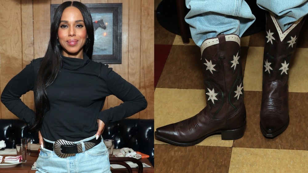 Kerry Washington attends Stetson & The Great Launch Event: A Limited-Edition Collaboration at Marvito on Wednesday in Los Angeles, California.