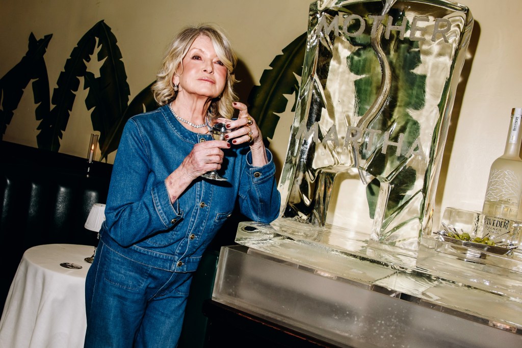 Martha Stewart Celebrates Her Campaign With Mother at Indochine