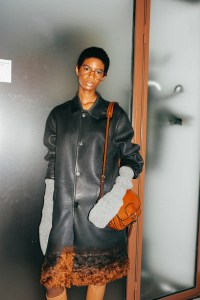 Backstage at Miu Miu Fall 2026 Ready-to-Wear Collection at Paris Fashion Week