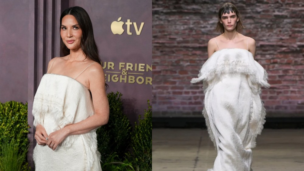 Olivia Munn wears Fforme at the “Your Friends & Neighbors” Season Two premiere on March 30 in New York City.