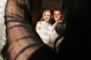 Maika Monroe and Rudy Pankow