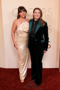 Megan Falley and Stef Willen at the 98th Annual Oscars held at Dolby Theatre on March 15, 2026 in Hollywood, California.