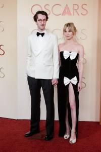 Jerskin Fendrix and Annie Hamilton at the 98th Annual Oscars held at Dolby Theatre on March 15, 2026 in Hollywood, California.