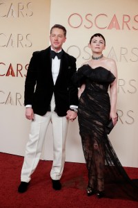 Josh Dallas and Ginnifer Goodwin at the 98th Annual Oscars held at Dolby Theatre on March 15, 2026 in Hollywood, California.