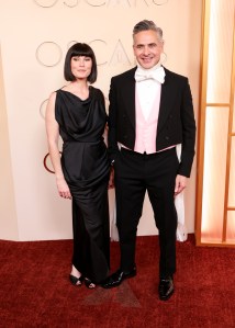 Katy Mullan and Raj Kapoor at the 98th Annual Oscars held at Dolby Theatre on March 15, 2026 in Hollywood, California.