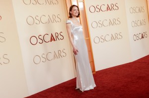 Emma Stone at the 98th Annual Oscars held at Dolby Theatre on March 15, 2026 in Hollywood, California.