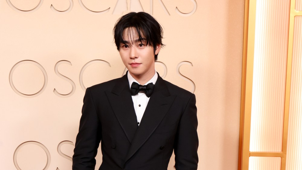 Ahn Hyo-seop at the 98th Annual Oscars held at Dolby Theatre on March 15, 2026 in Hollywood, California.