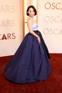 Ji-young Yoo at the 98th Annual Oscars held at Dolby Theatre on March 15, 2026 in Hollywood, California.