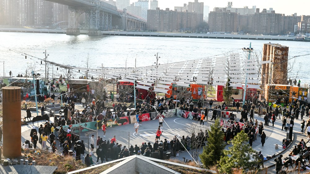 Puma's International Football Kit Reveal at Brooklyn's Domino Square in Domino Park