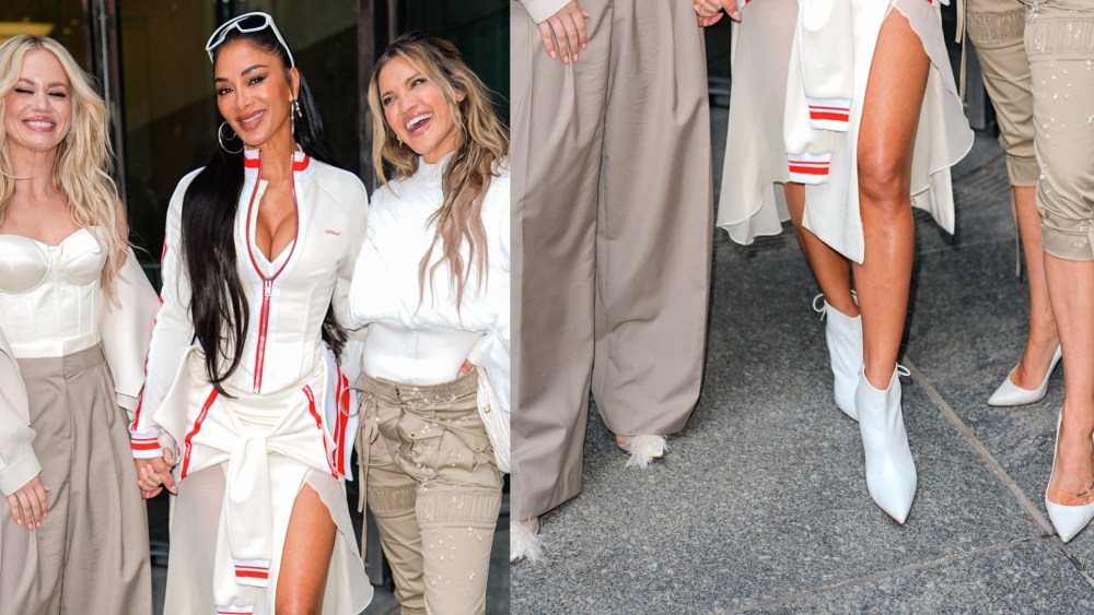 Kimberly Wyatt, Nicole Scherzinger and Ashley Roberts of the “Pussycat Dolls” are seen on March 18, 2026 in New York City.