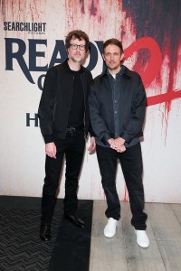 Tyler Gillett and Matt Bettinelli-Olpin at the "Ready or Not 2: Here I Come" Los Angeles Screening held at AMC The Grove 14 on March 16, 2026 in Los Angeles, California.