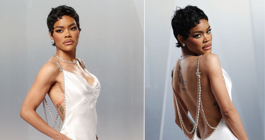 Teyana Taylor Slips Into a White Chanel Gown for the Vanity Fair 2026 Oscar Party
