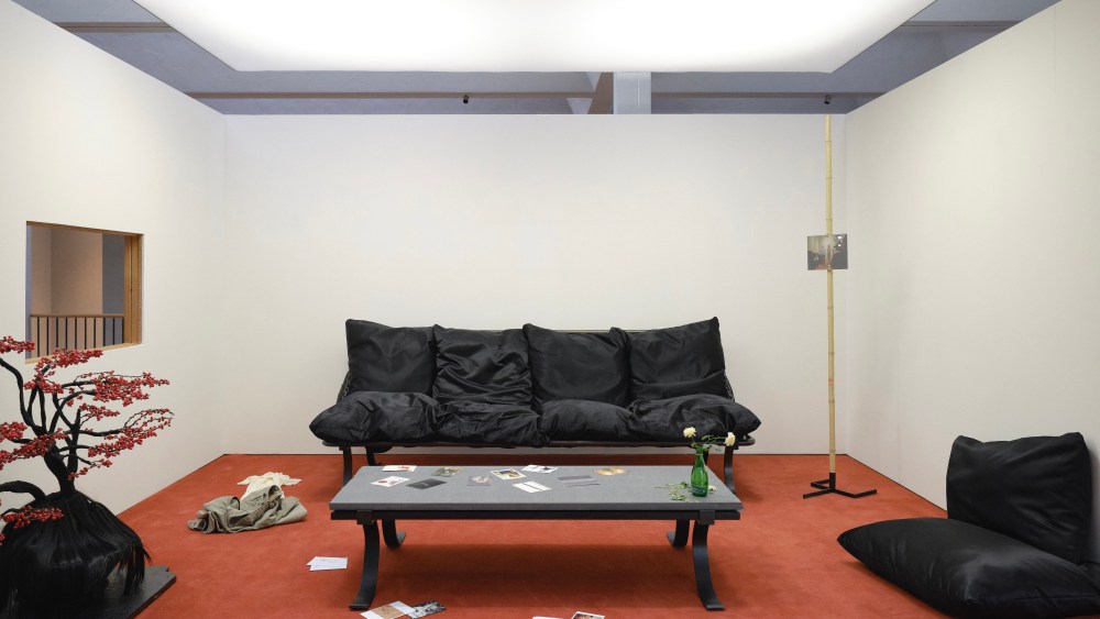 Inside the exhibition at Yearly Plan's Chengdu flagship.