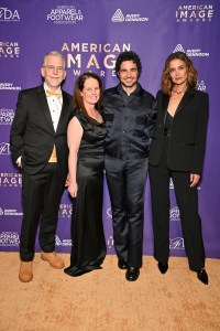 Stephen Lamar, Sally Gilligan, Zac Posen and Katie Holmes