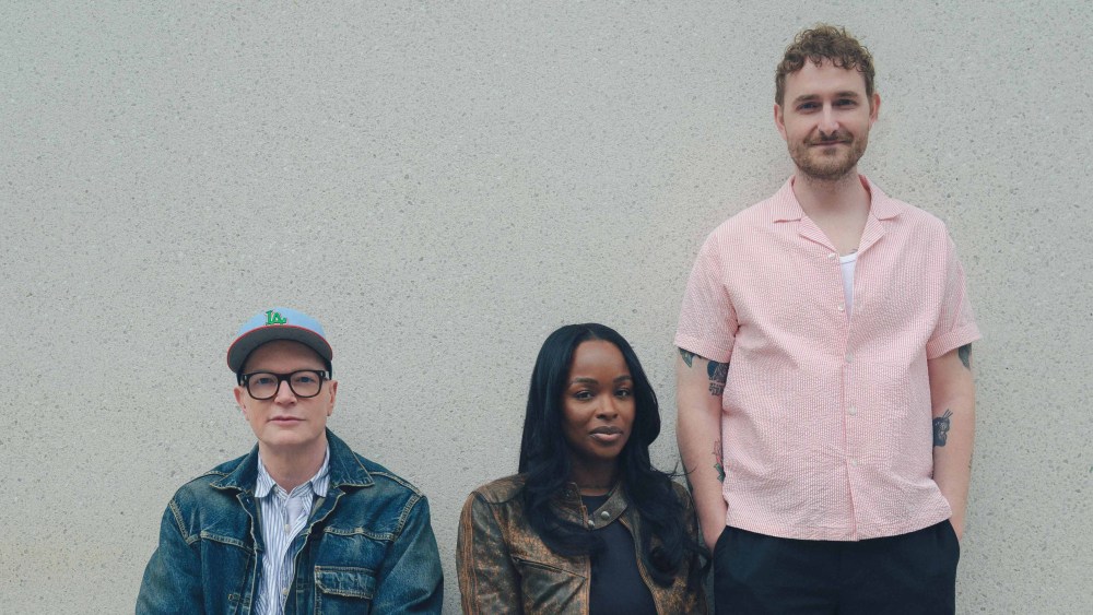 The Purple Talent team, from left to right, William Rice, Ebi Sampson and James Cunningham.