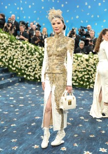 NEW YORK, NEW YORK - MAY 05: Wendi Deng Murdoch attends the 2025 Met Gala Celebrating "Superfine: Tailoring Black Style" at Metropolitan Museum of Art on May 05, 2025 in New York City.  (Photo by Dia Dipasupil/Getty Images)