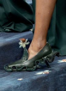 NEW YORK, NEW YORK - MAY 05: Venus Williams, shoe detail, attends the 2025 Met Gala Celebrating "Superfine: Tailoring Black Style" at Metropolitan Museum of Art on May 05, 2025 in New York City.  (Photo by Savion Washington/Getty Images)