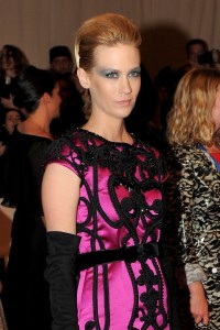 NEW YORK - MAY 03:  Actress January Jones attends the Costume Institute Gala Benefit to celebrate the opening of the "American Woman: Fashioning a National Identity" exhibition at The Metropolitan Museum of Art on May 3, 2010 in New York City.  (Photo by Stephen Lovekin/Getty Images)