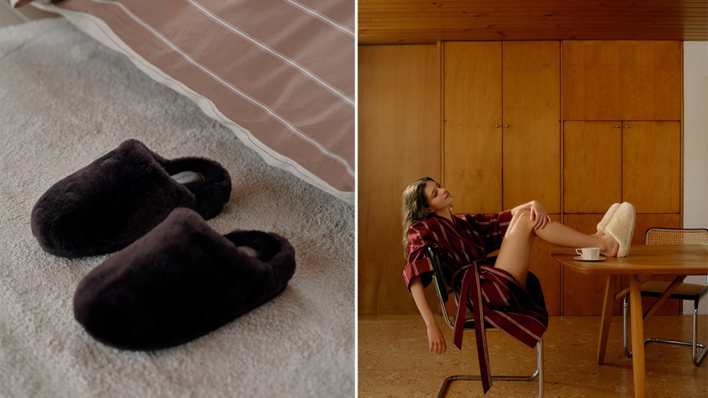 Hommey, Sheepskin Slippers, slippers, footwear, shoes
