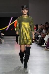 A model walks the runway for the LIM Styling Club Ballroom Division featuring items available in Amazon Fashion stores during LIM College's 81st Annual Fashion Show "Global Fashion Fusion" at The Glasshouse on April 10, 2026 in New York City.
