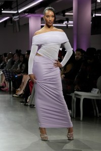 A model walks the runway wearing items available in Amazon Fashion stores during LIM College's 81st Annual Fashion Show "Global Fashion Fusion" at The Glasshouse on April 10, 2026 in New York City.