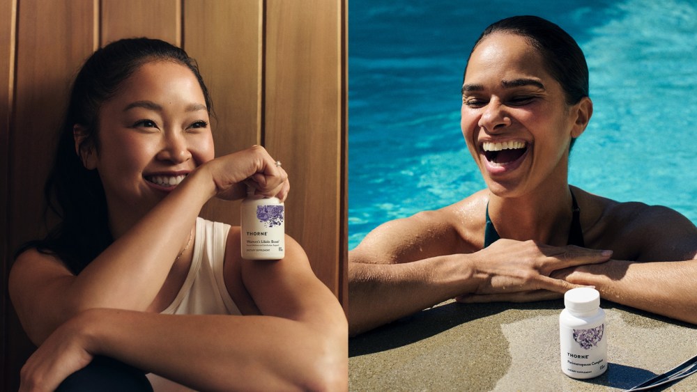 (L-R) Lana Condor and Misty Copeland in Thorne's new women's health campaign.