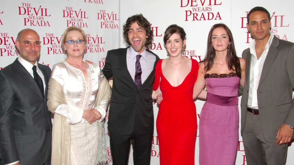 The cast of "The Devil Wears Prada" at the 2006 premiere in New York.