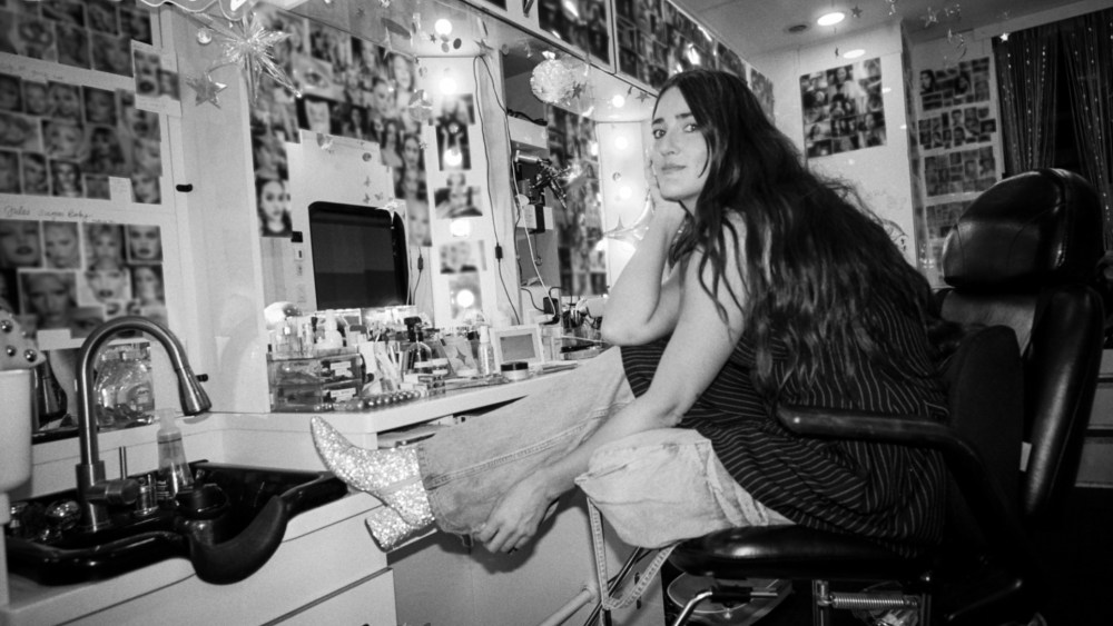Donni Davy on the set of "Euphoria" season three.