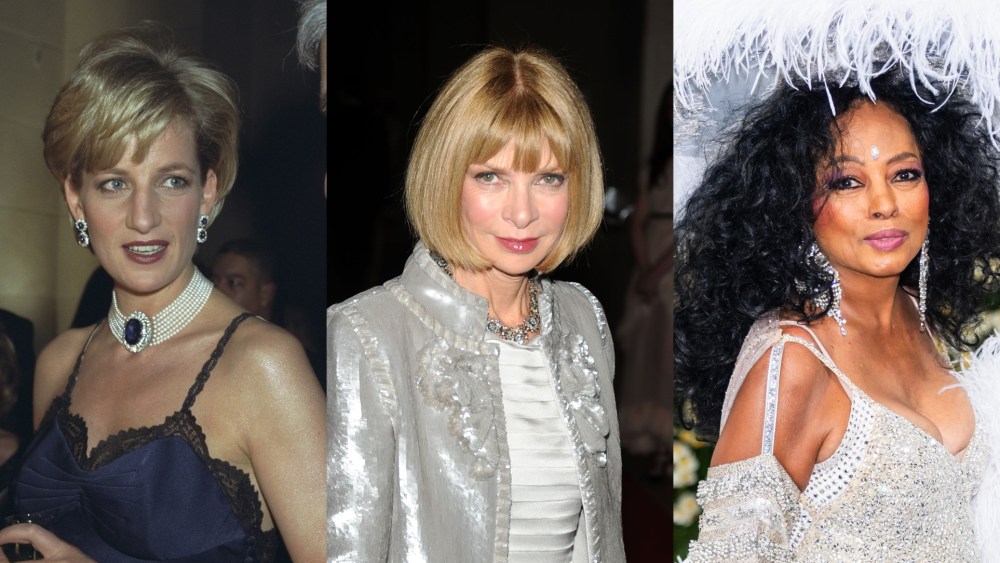 Princess Diana, Anna Wintour and Diana Ross at the Met Gala over the years.