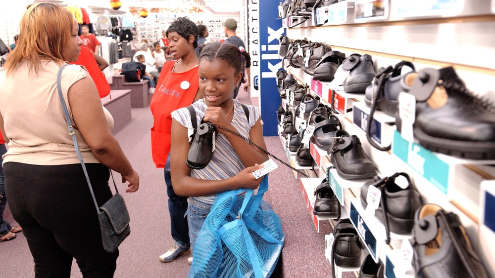 shoe shopping, back to school shoe shopping
