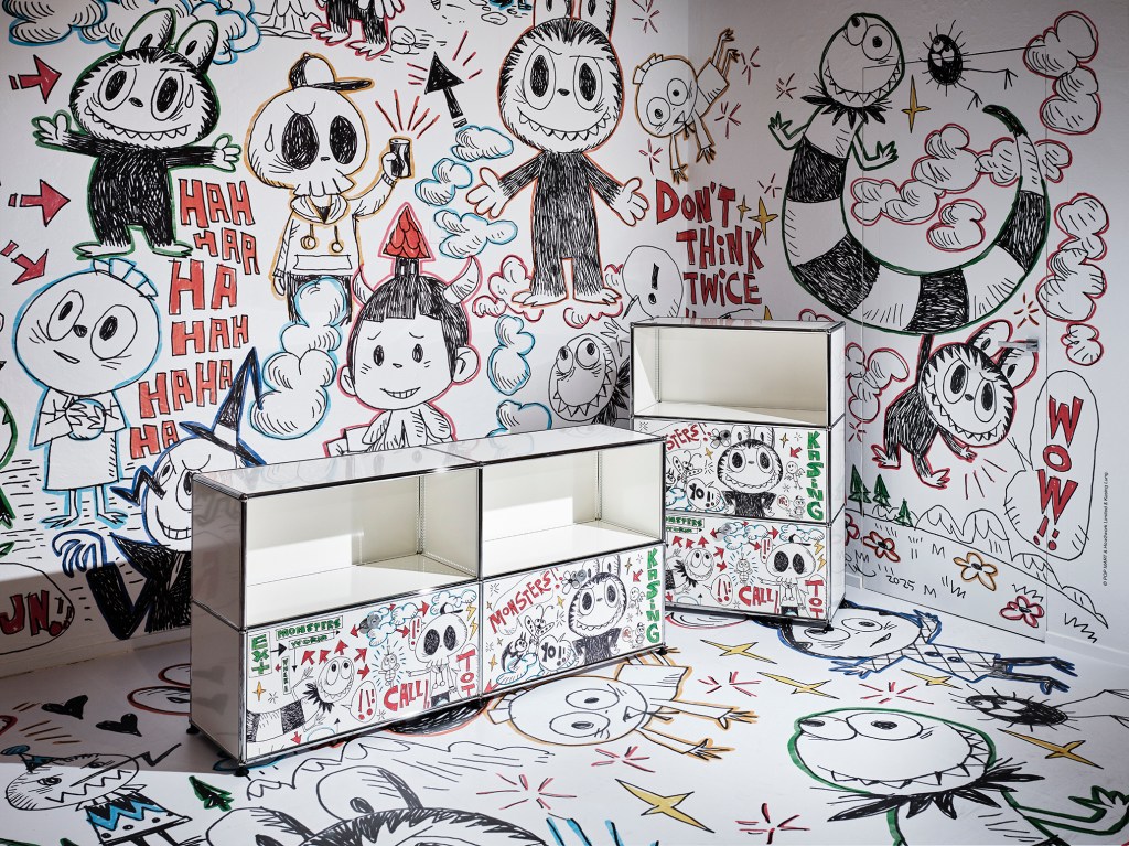 USM Unveils Modular Cabinets With Labubu’s Creator in Milan