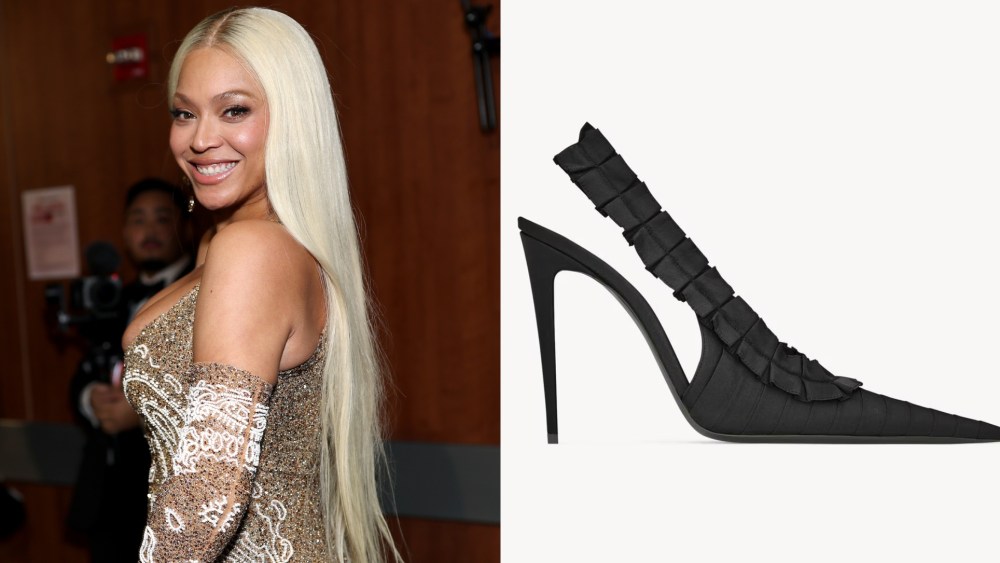 Beyoncé celebrates 'Lemonade' 10th anniversary in Saint Laurent's trendiest shoes.