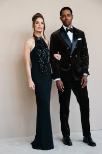 Nina Seničar and Jay Ellis