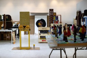 A look inside Derrick Adams' studio.
