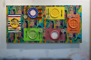A look inside Derrick Adams' studio.