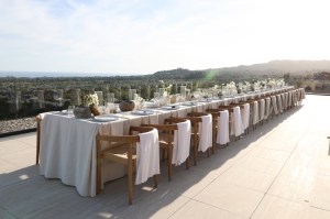 The scene at the Falconeri Dinner